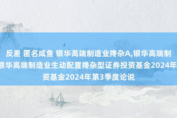 反差 匿名咸鱼 银华高端制造业搀杂A,银华高端制造业搀杂C: 银华高端制造业生动配置搀杂型证券投资基金2024年第3季度论说