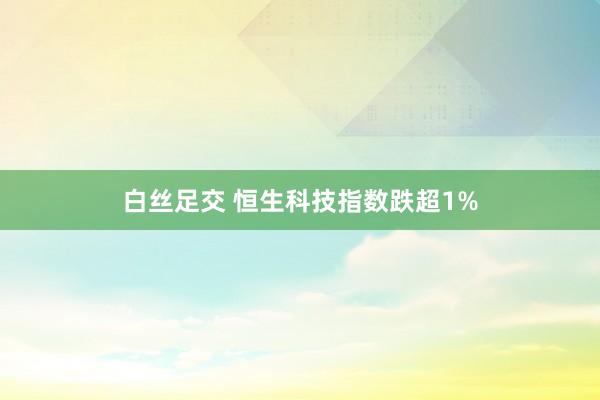 白丝足交 恒生科技指数跌超1%