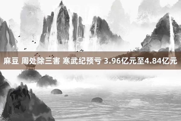 麻豆 周处除三害 寒武纪预亏 3.96亿元至4.84亿元