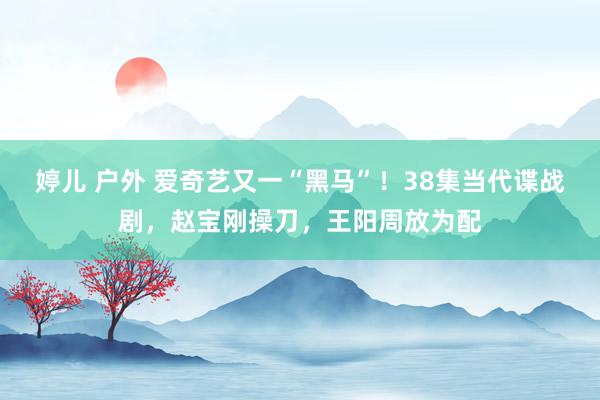 婷儿 户外 爱奇艺又一“黑马”！38集当代谍战剧，赵宝刚操刀，王阳周放为配